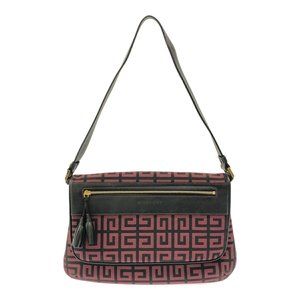 GIVENCHY Red Leather Shoulder Bag